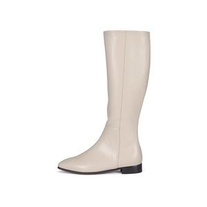 soft cow leather knee high boots